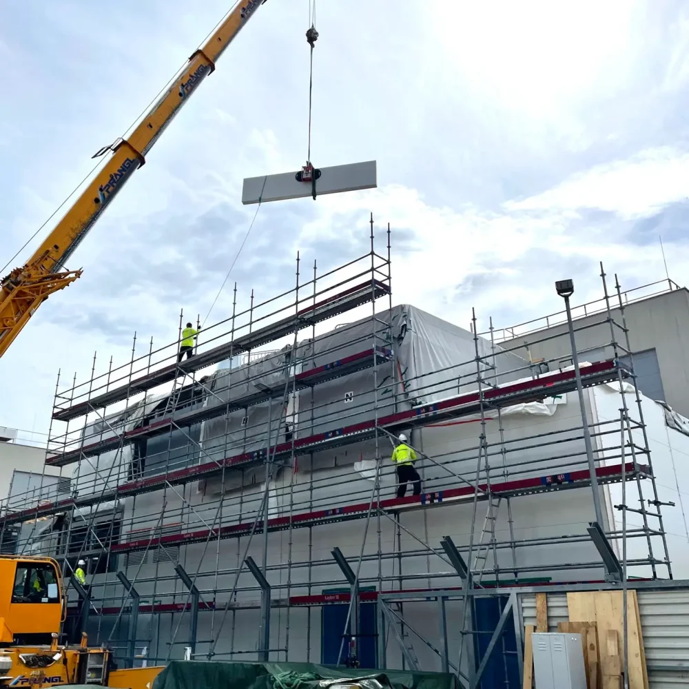 MSD Merck Pharma Facility – Exterior Façade Installation